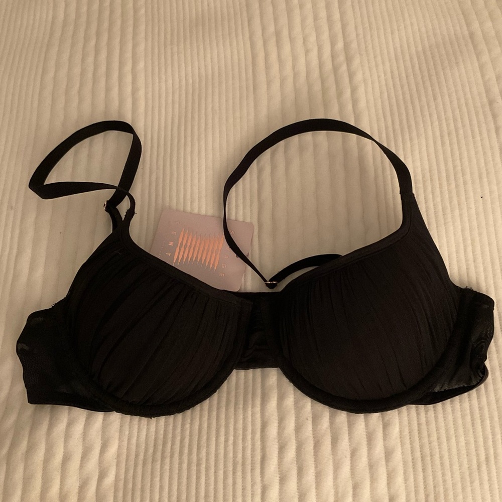 NWT Savage X Fenty Gathered Mesh Balconette Bra 34B